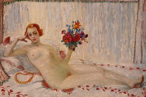 Autoritratto nudo di un modello